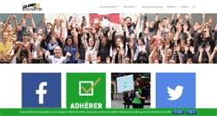 Desktop Screenshot of jeunes-ecologistes.org